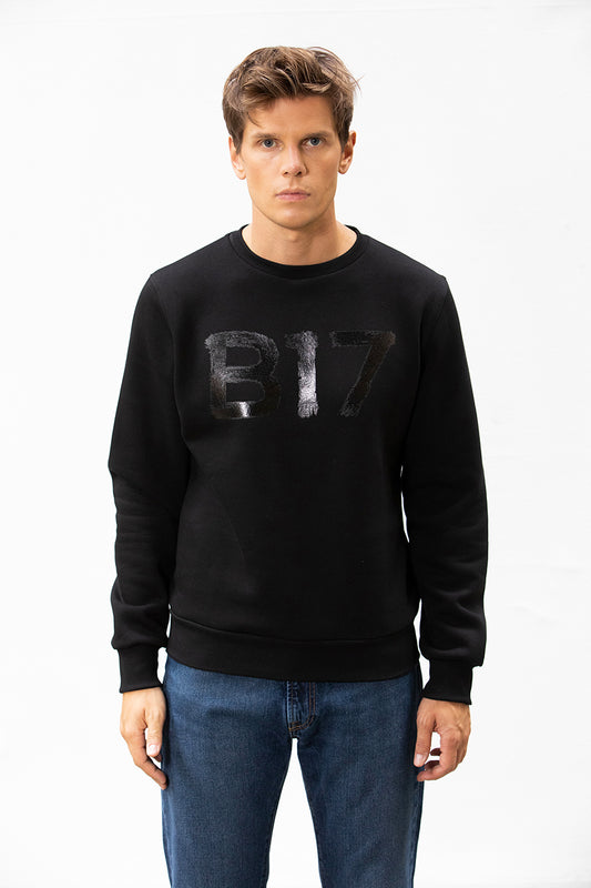 Felpa Paricollo Black on Black